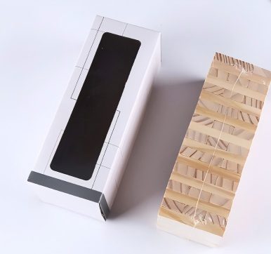 Wooden Blocks Stacking - Permainan Menumpuk Balok Kayu Menara Kayu