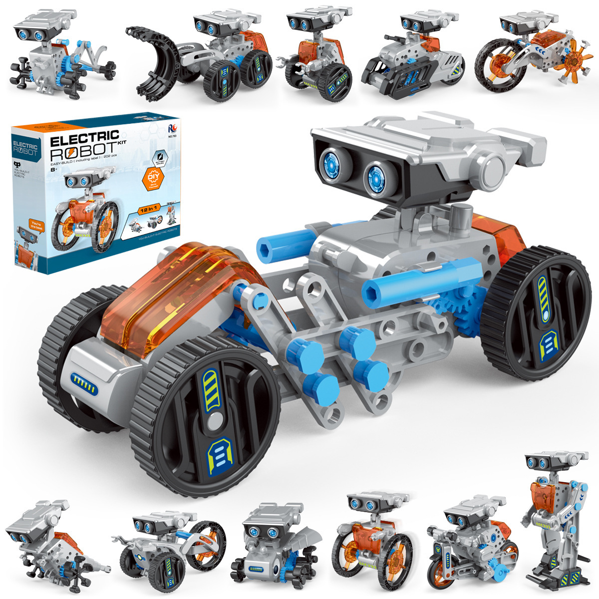 Science Experiment Kit - Mainan Robot Surya Percobaan Sains 12