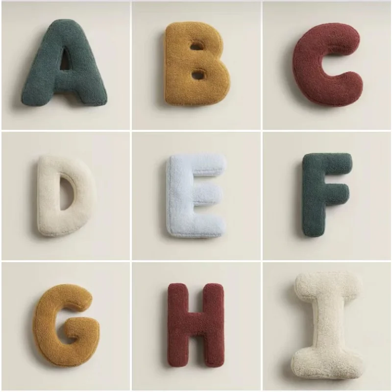 Kids Toys Names - INS bantal lempar huruf Inggris 26