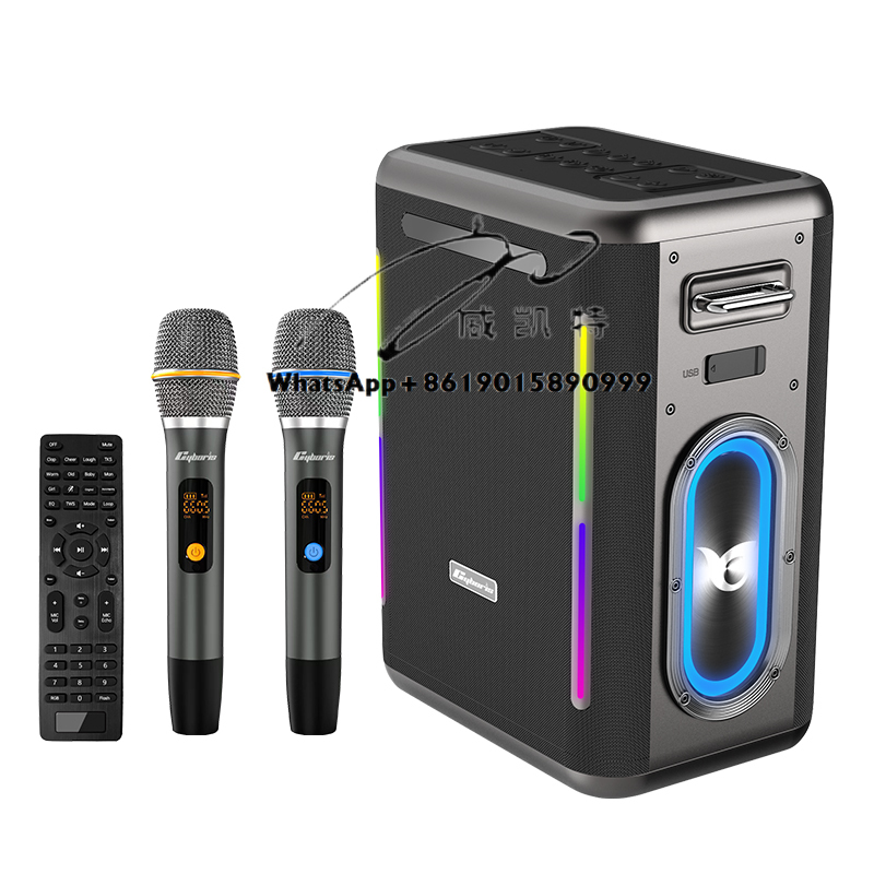 Kids Microphone Karaoke - Mesin Karaoke X15 400W, Boombox Stereo