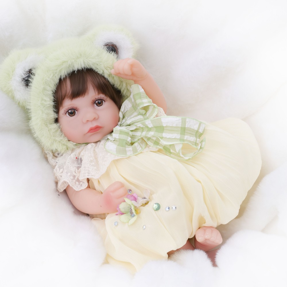 Kids Toys Xmas - Boneka Vinyl Realistis Cloveray 12 inci,