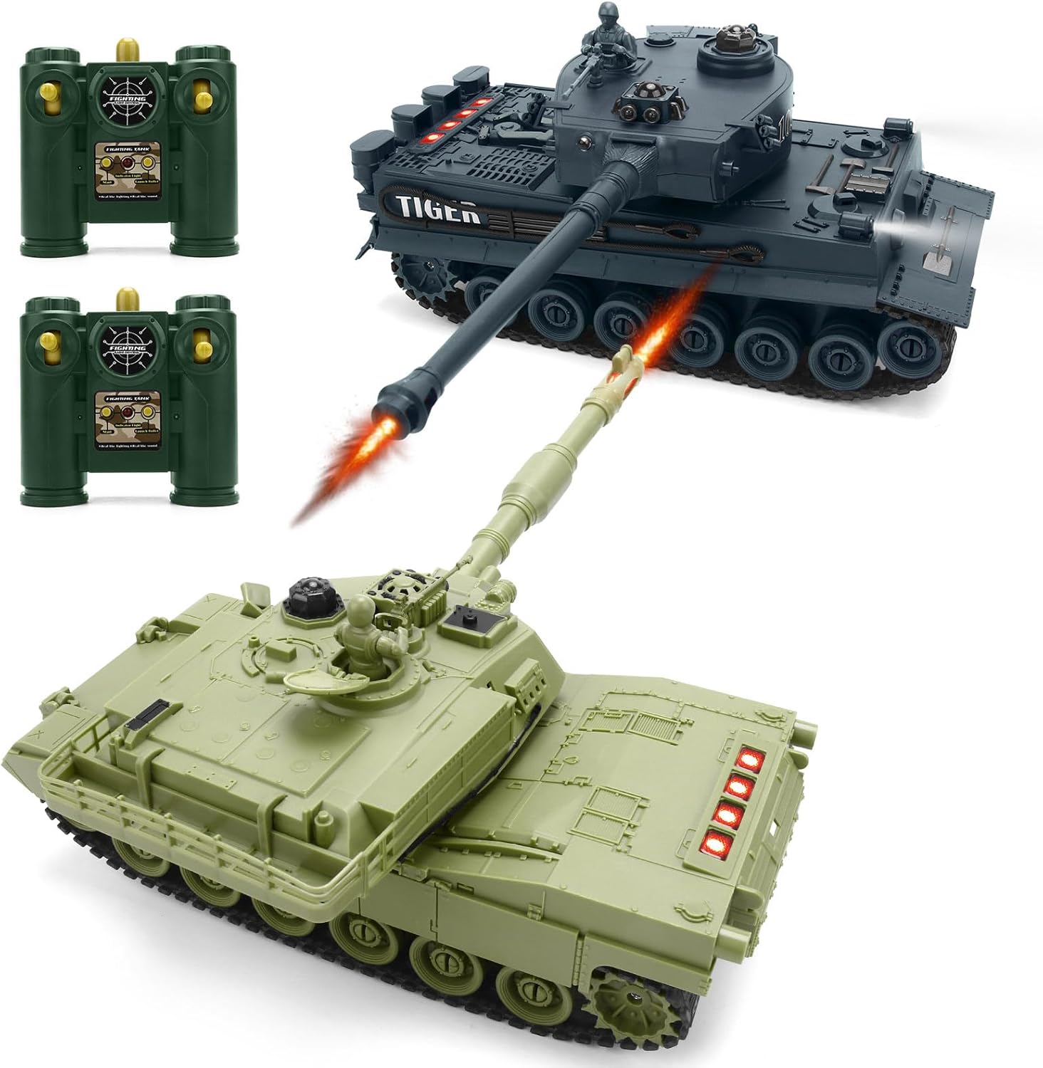 Kids' Toys Channel - Set Tank Tempur Remote Control Skala