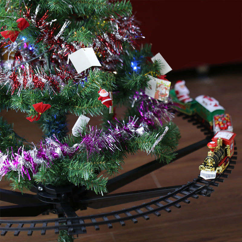 Set Kereta Listrik Natal denga - Kids Toys Xmas ulasan dan harga