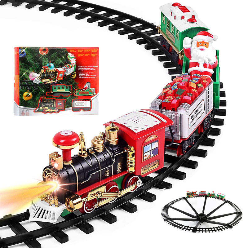 Set Kereta Listrik Natal denga - Kids Toys Xmas ulasan dan harga