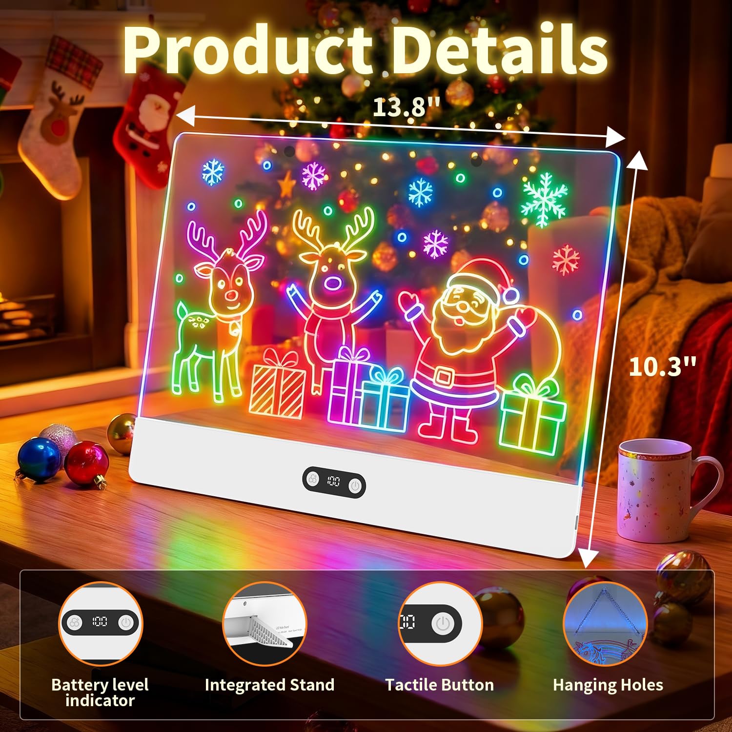 Papan Gambar LED Isi Ulang unt - Kids Toys Drawing ulasan dan harga