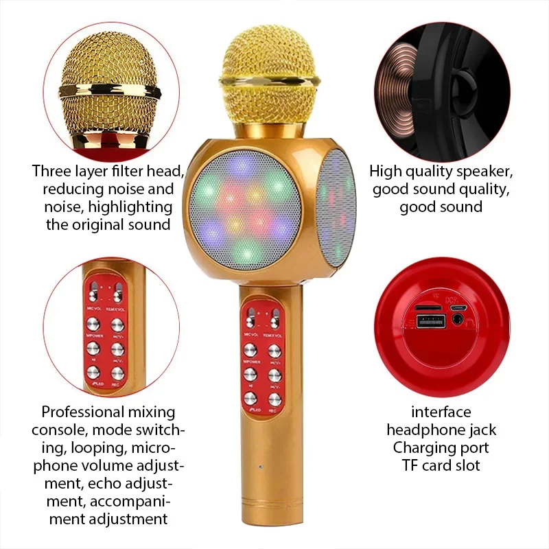 WS1816 Mikrofon Karaoke Anak N - Kids Microphone Karaoke ulasan dan harga