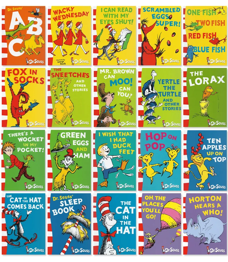 20 buku kasus klasik Dr. Seuss - Kids Toys Now ulasan dan harga