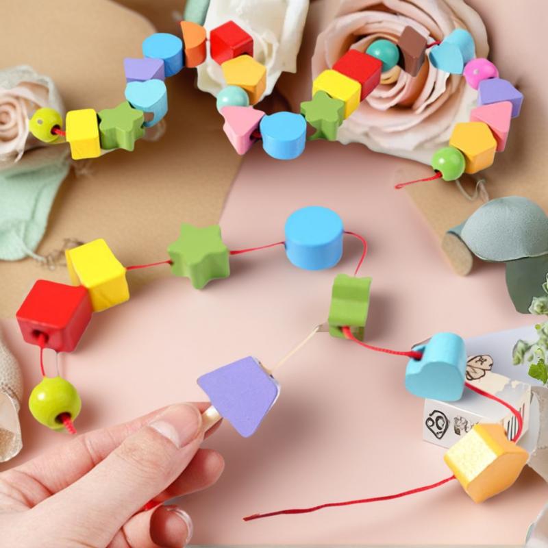 Mainan Montessori untuk Pembel - Wooden Blocks Stacking ulasan dan harga