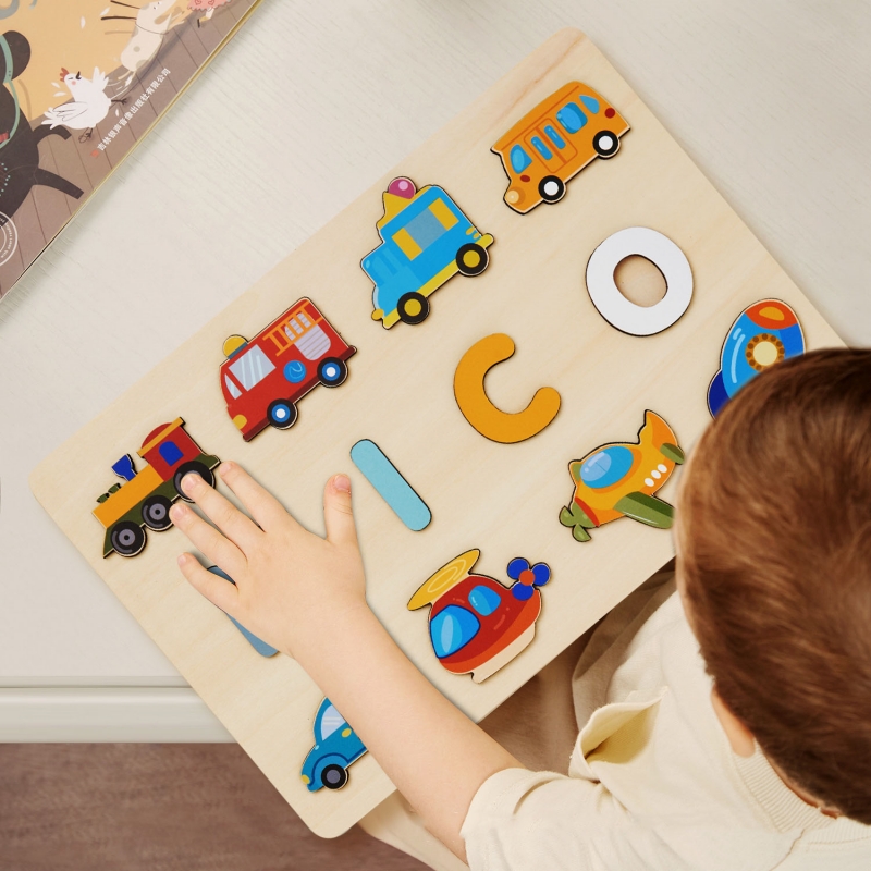 Puzzle Kayu Pribadi Montessori - Kids Toys Names ulasan dan harga