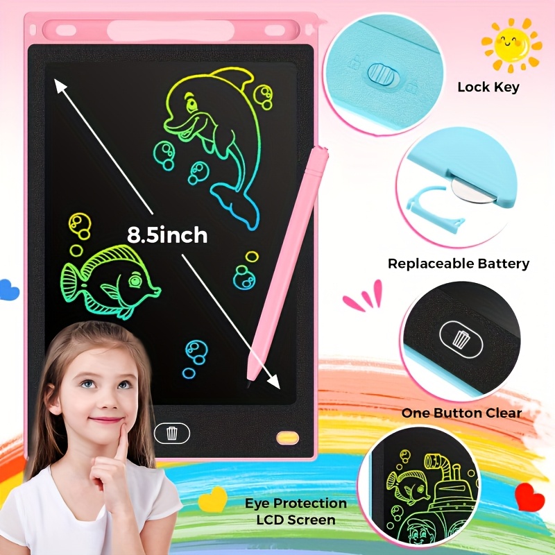 30 Buah Tablet Gambar LCD 8.5  - Kids Toys Drawing ulasan dan harga
