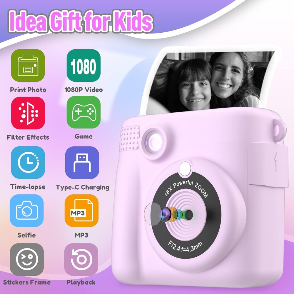 Kamera Cetak Instan untuk Anak - Kids Toys Drawing ulasan dan harga