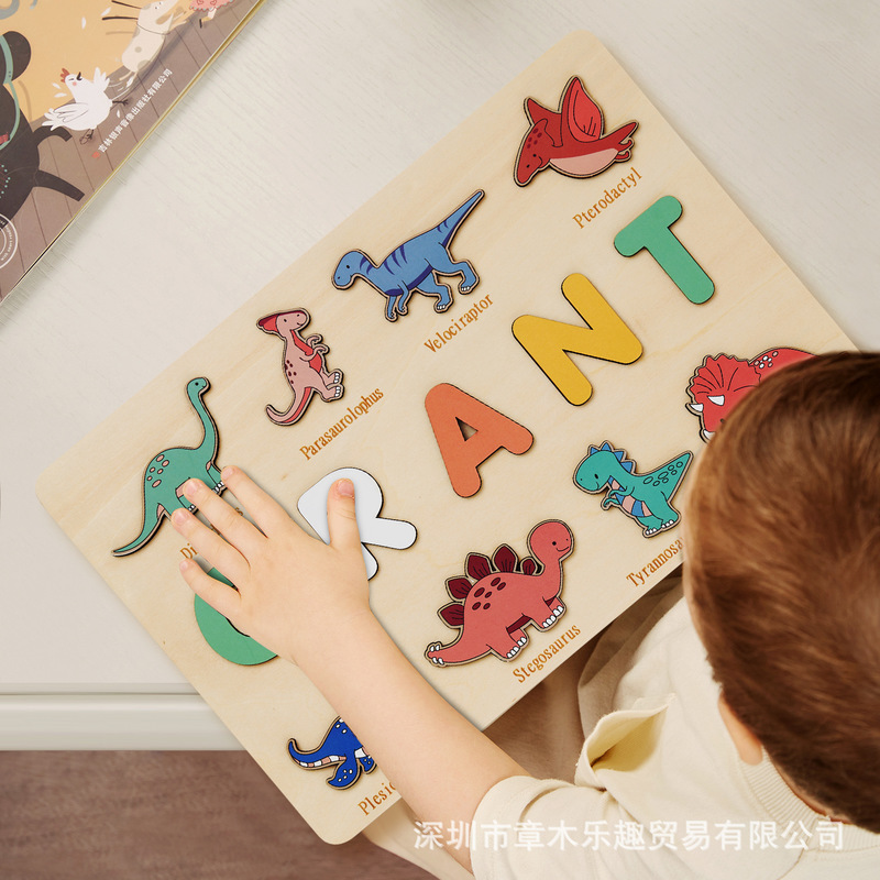 Papan Puzzle Nama Dinosaurus K - Kids Toys Names ulasan dan harga