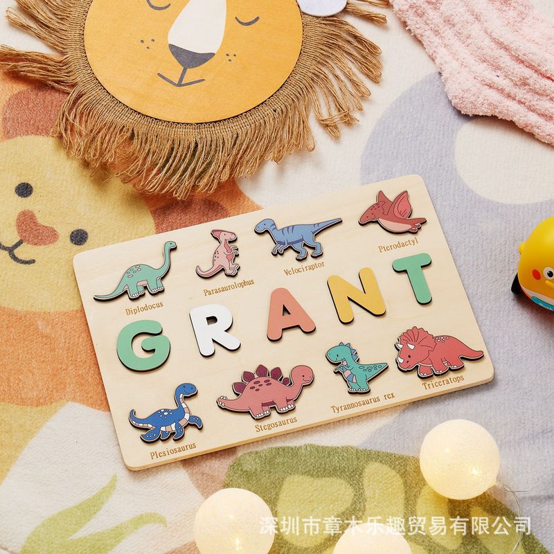 Papan Puzzle Nama Dinosaurus K - Kids Toys Names ulasan dan harga