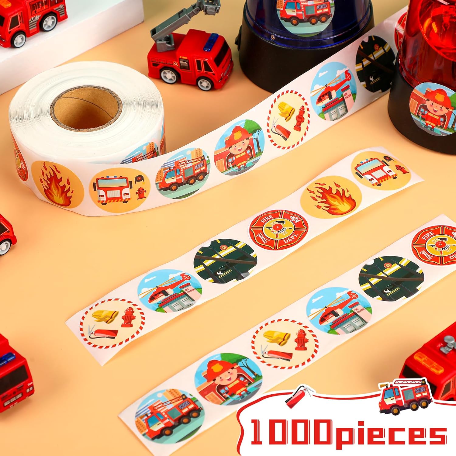 500 Buah Stiker Polisi Stiker  - Kids Toys Names ulasan dan harga
