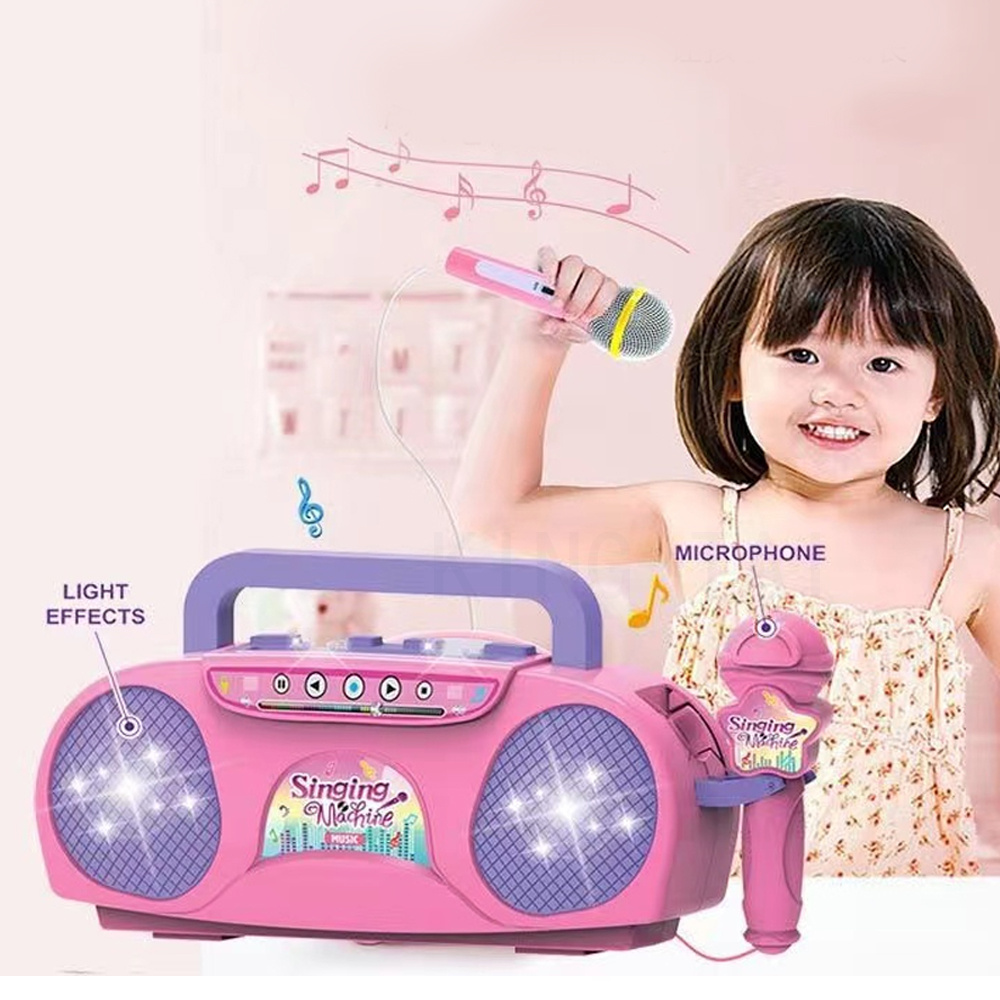 Mainan instrumen musik mikrofo - Kids Microphone Karaoke ulasan dan harga
