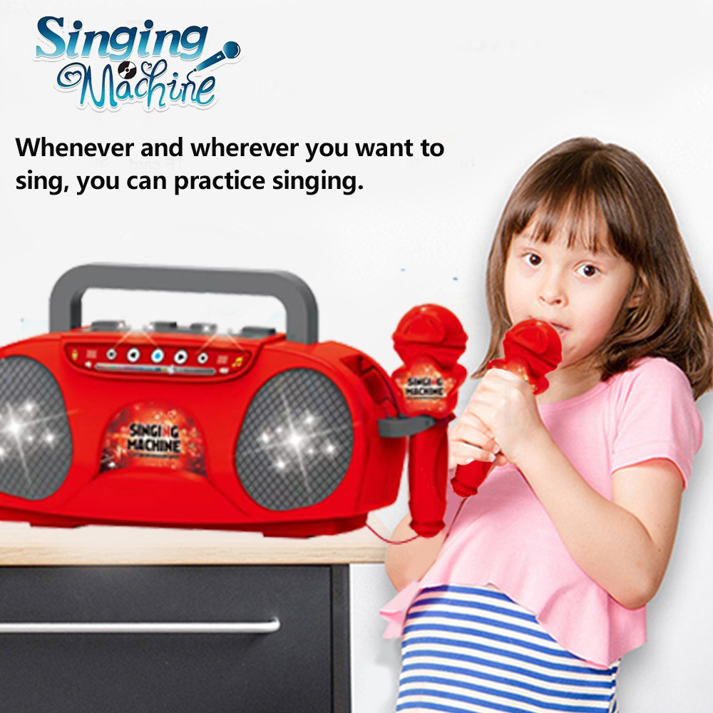 Mainan instrumen musik mikrofo - Kids Microphone Karaoke ulasan dan harga