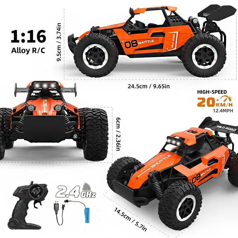Mobil RC Kecepatan Tinggi 1:16 - Kids' Toys Channel ulasan dan harga