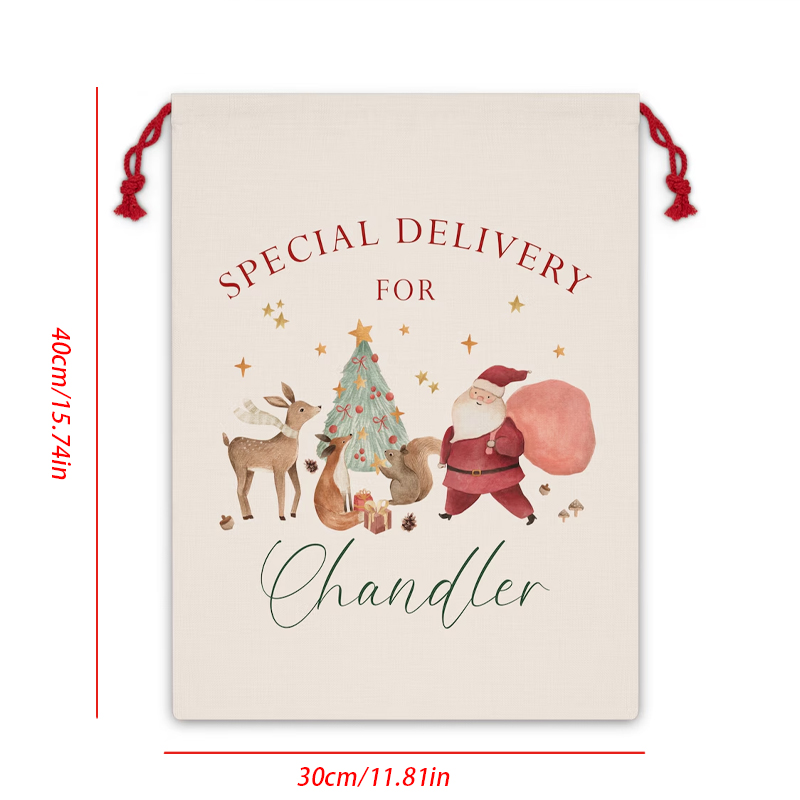 Tas Hadiah Serut Natal Nama Ya - Kids Toys Names ulasan dan harga