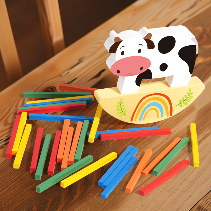 Mainan edukasi untuk anak-anak - Wooden Blocks Stacking ulasan dan harga