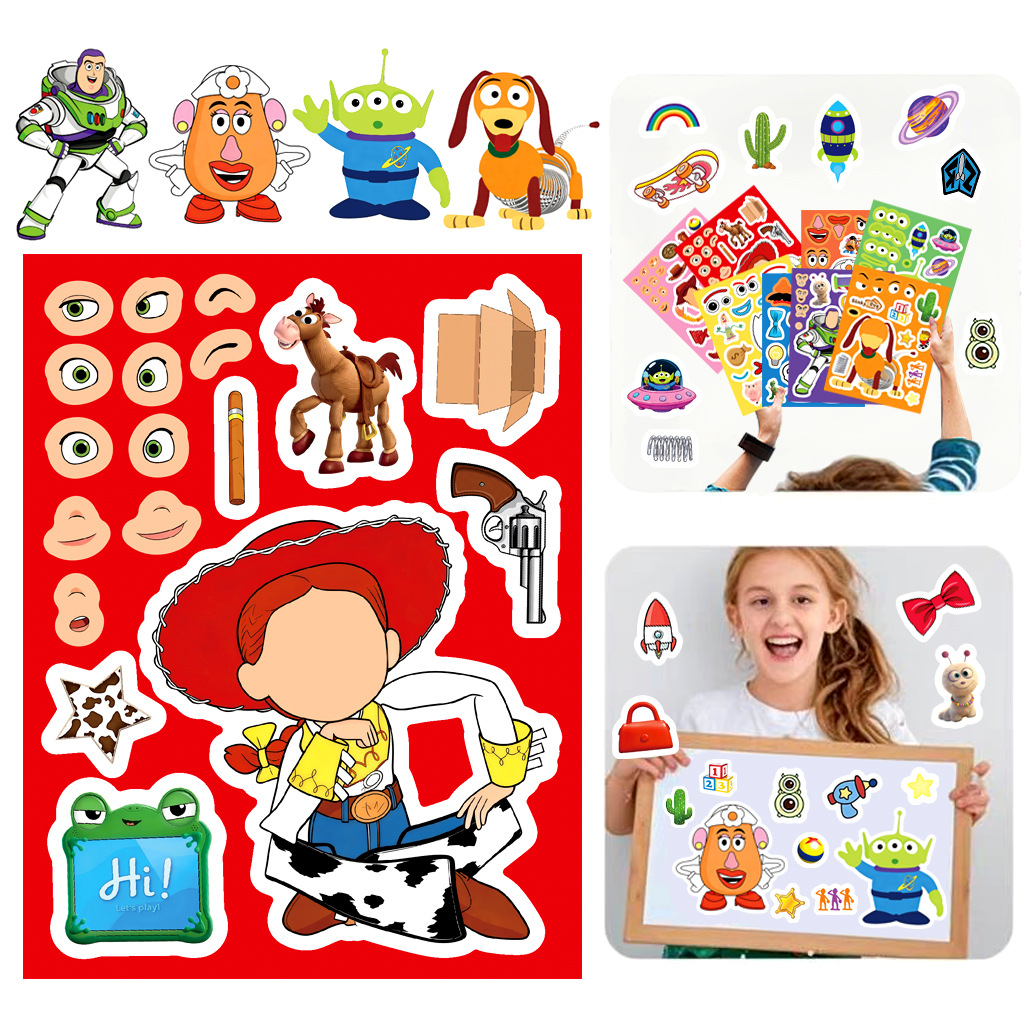 Stiker Wajah Toy Story 5 Karto - Kids Toys Xmas ulasan dan harga