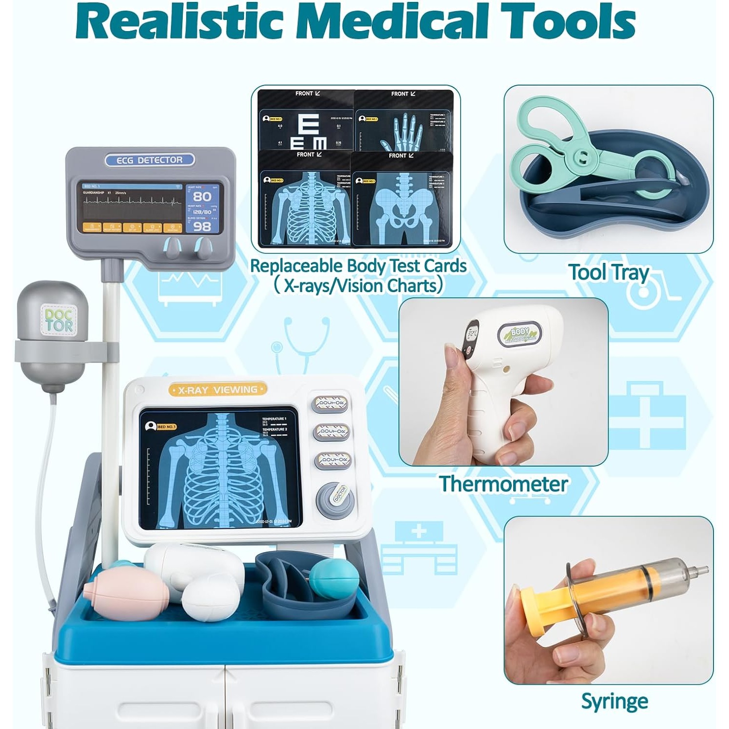 Mainan Kit dokter, mainan Kit  - Kids Xray Toys ulasan dan harga