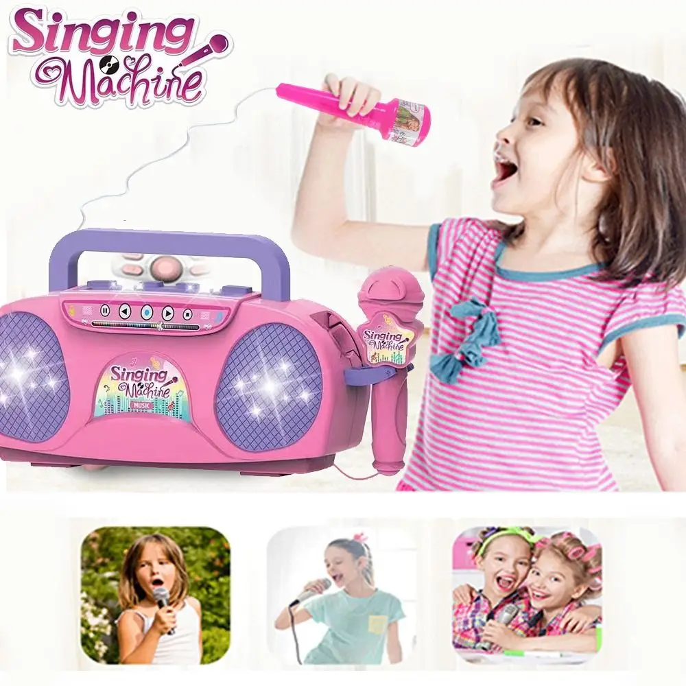 Alat Musik Mikrofon Mesin Kara - Kids Microphone Karaoke ulasan dan harga