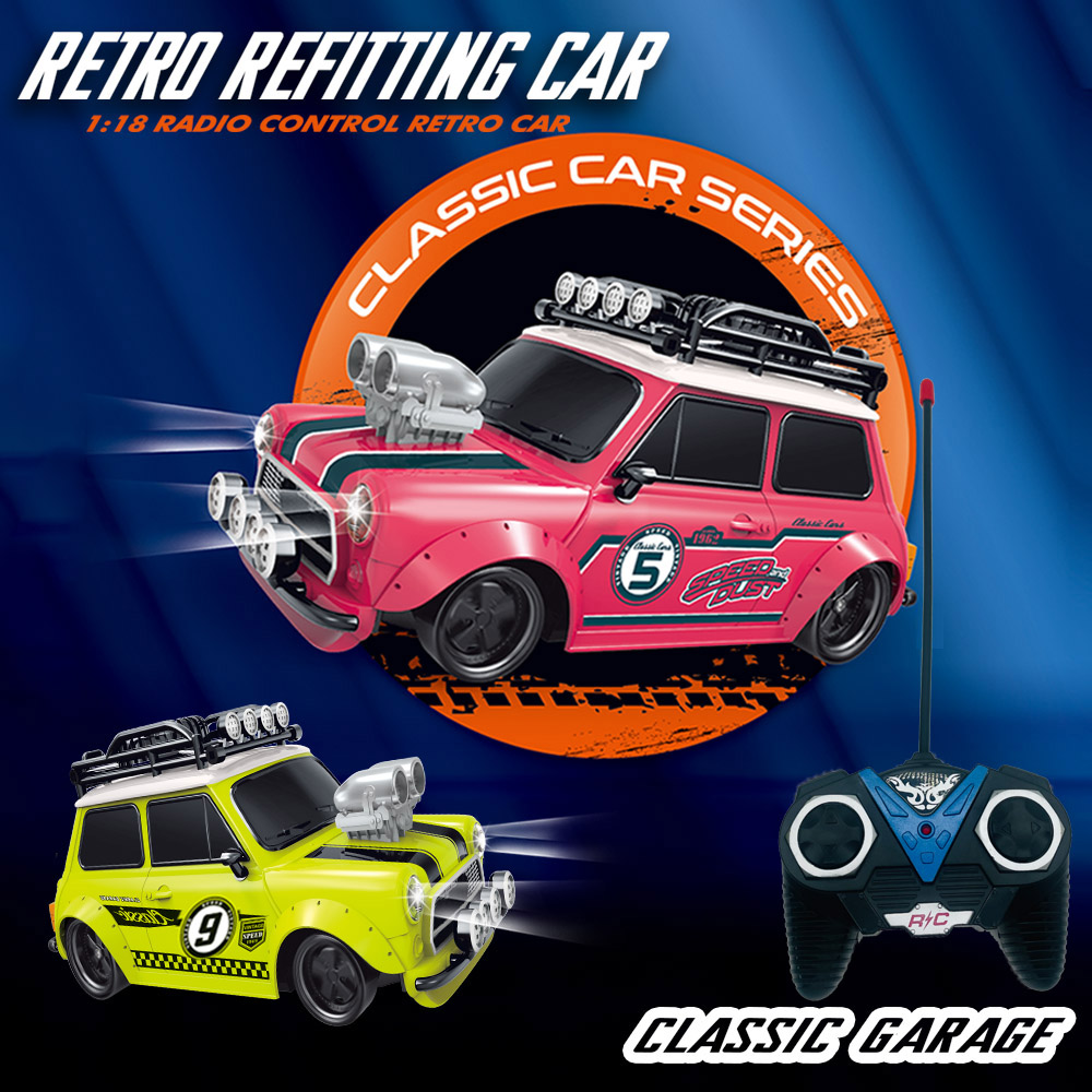 Mobil MINI Retro 1:18 yang tel - Kids' Toys Channel ulasan dan harga