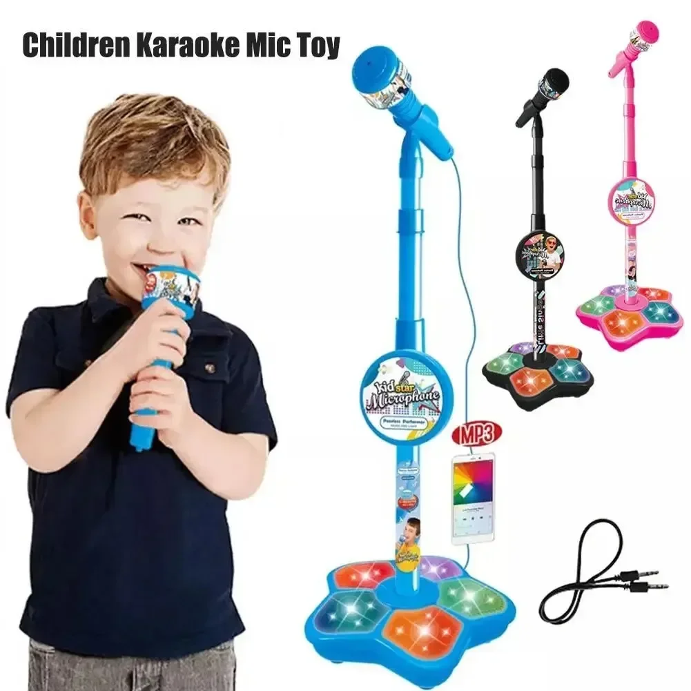 Mikrofon Anak-anak dengan Stan - Kids Microphone Karaoke ulasan dan harga