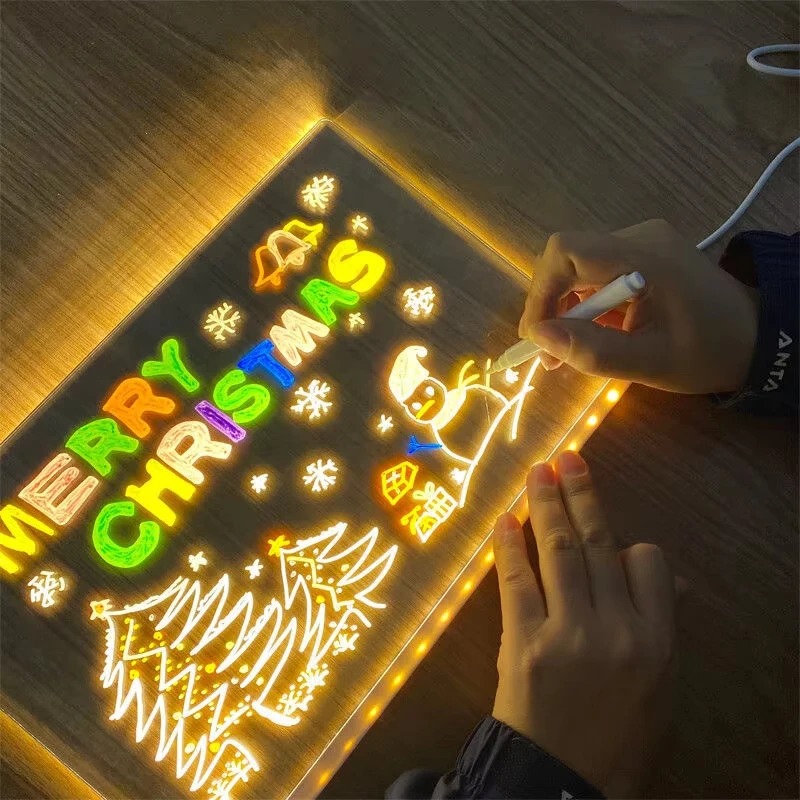 Papan Gambar Anak Magic Glow:  - Kids Toys Drawing ulasan dan harga