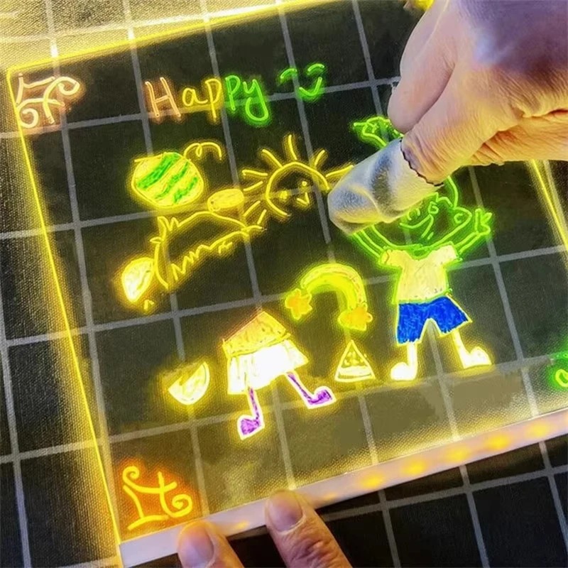 Papan Gambar Anak Magic Glow:  - Kids Toys Drawing ulasan dan harga