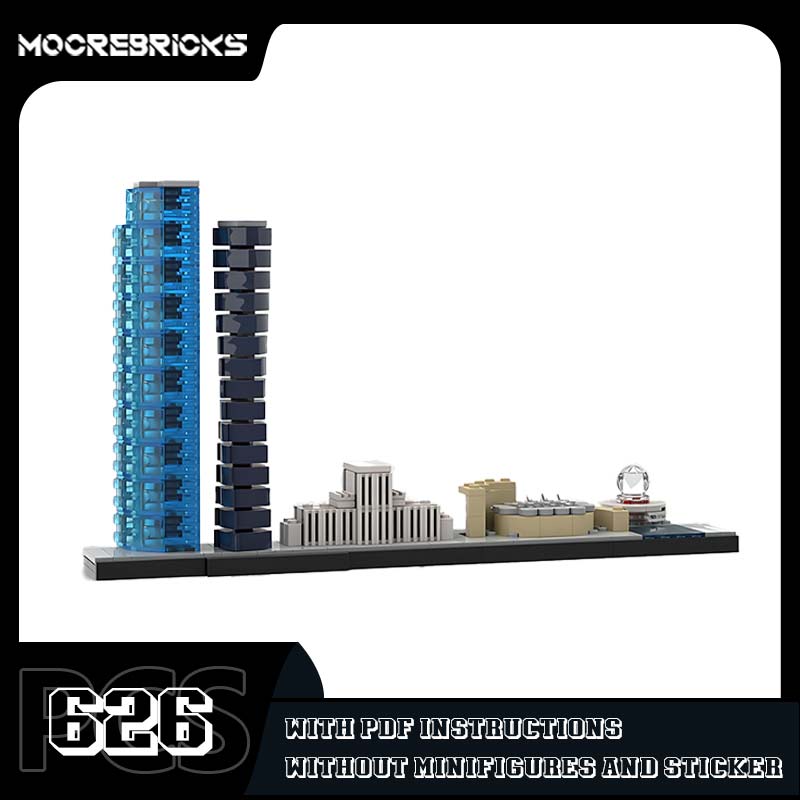 MOC Vancouver Skyline Model Cr - Kids Toys Vancouver ulasan dan harga