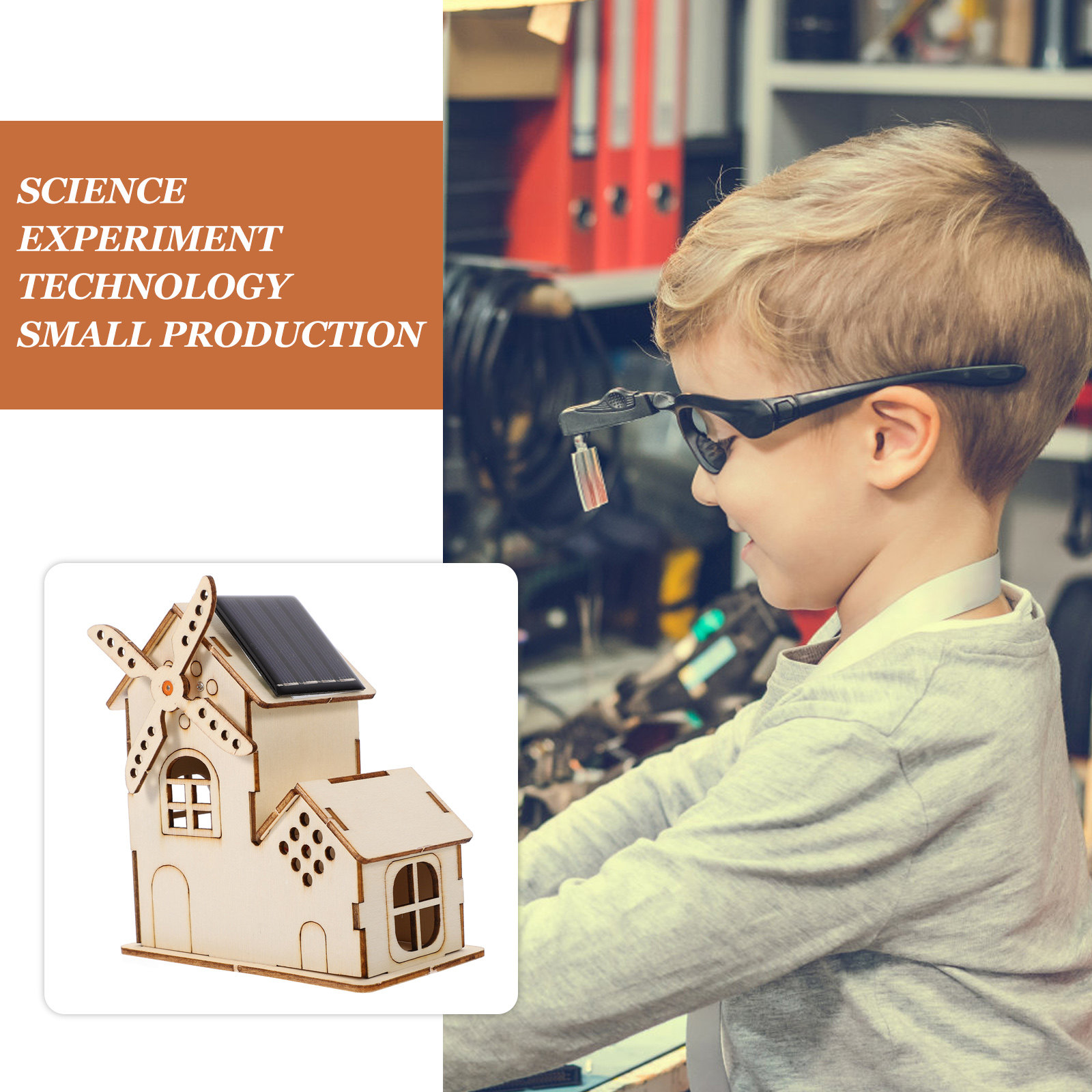 1Set Kit Perakitan Kincir Angi - Science Experiment Kit ulasan dan harga