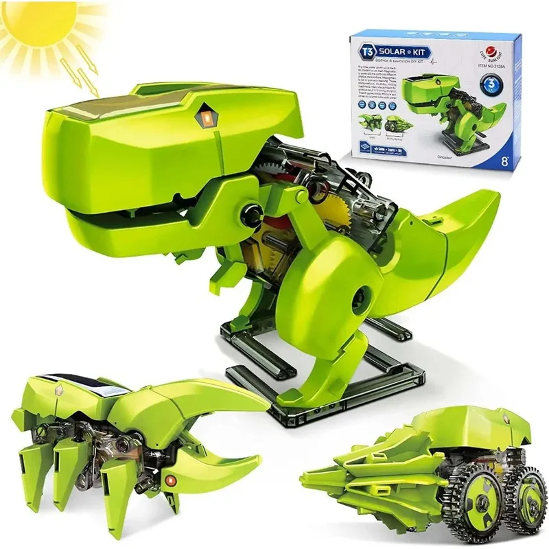 Kit Robot Tenaga Surya 3-in-1, - Kids Toys 10 Year Old ulasan dan harga