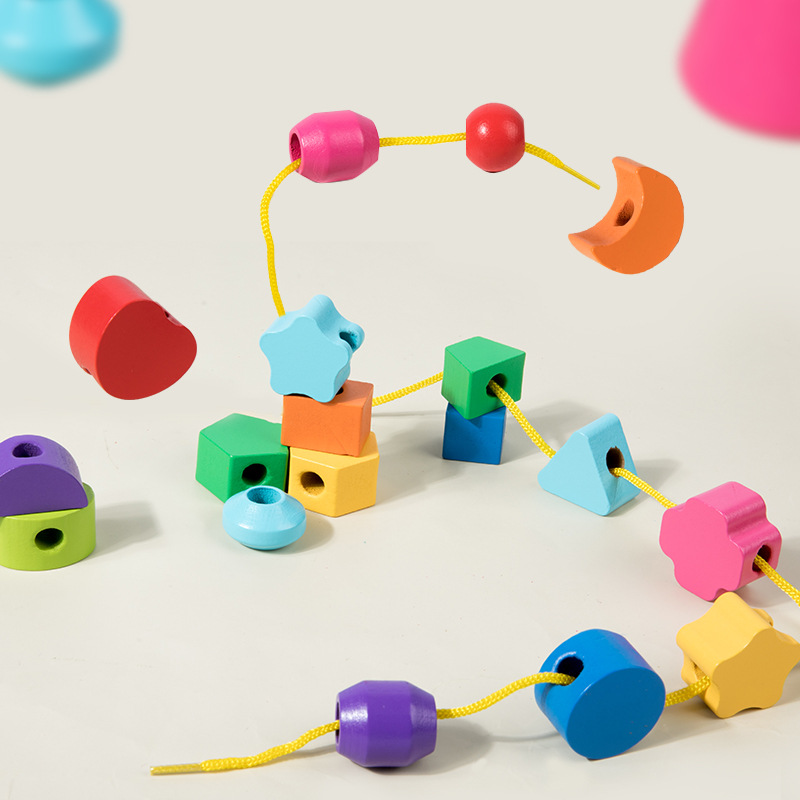 Montessori Set mainan sequensi - Wooden Blocks Stacking ulasan dan harga