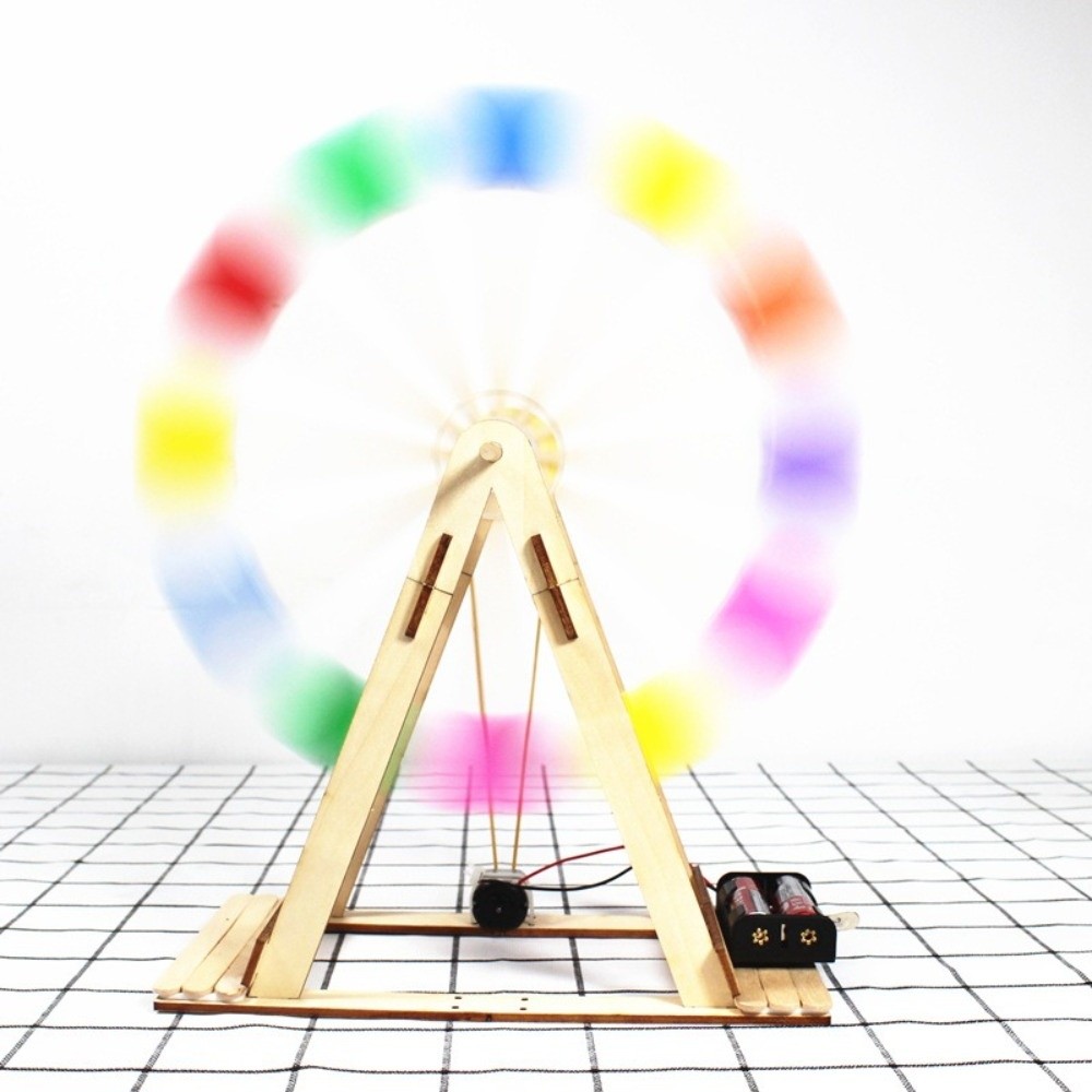 Kit Perakitan Kincir Ria Kayu  - Science Experiment Kit ulasan dan harga