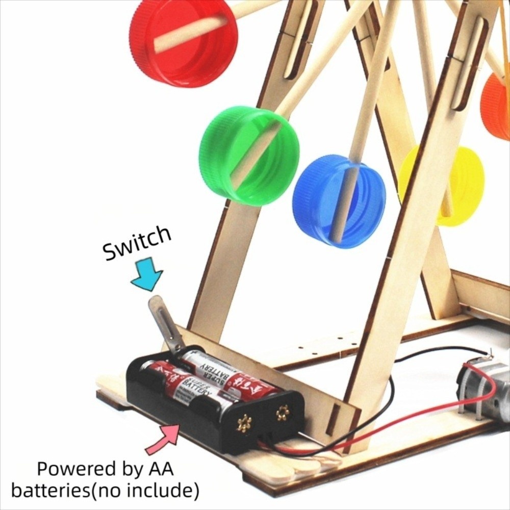 Kit Perakitan Kincir Ria Kayu  - Science Experiment Kit ulasan dan harga