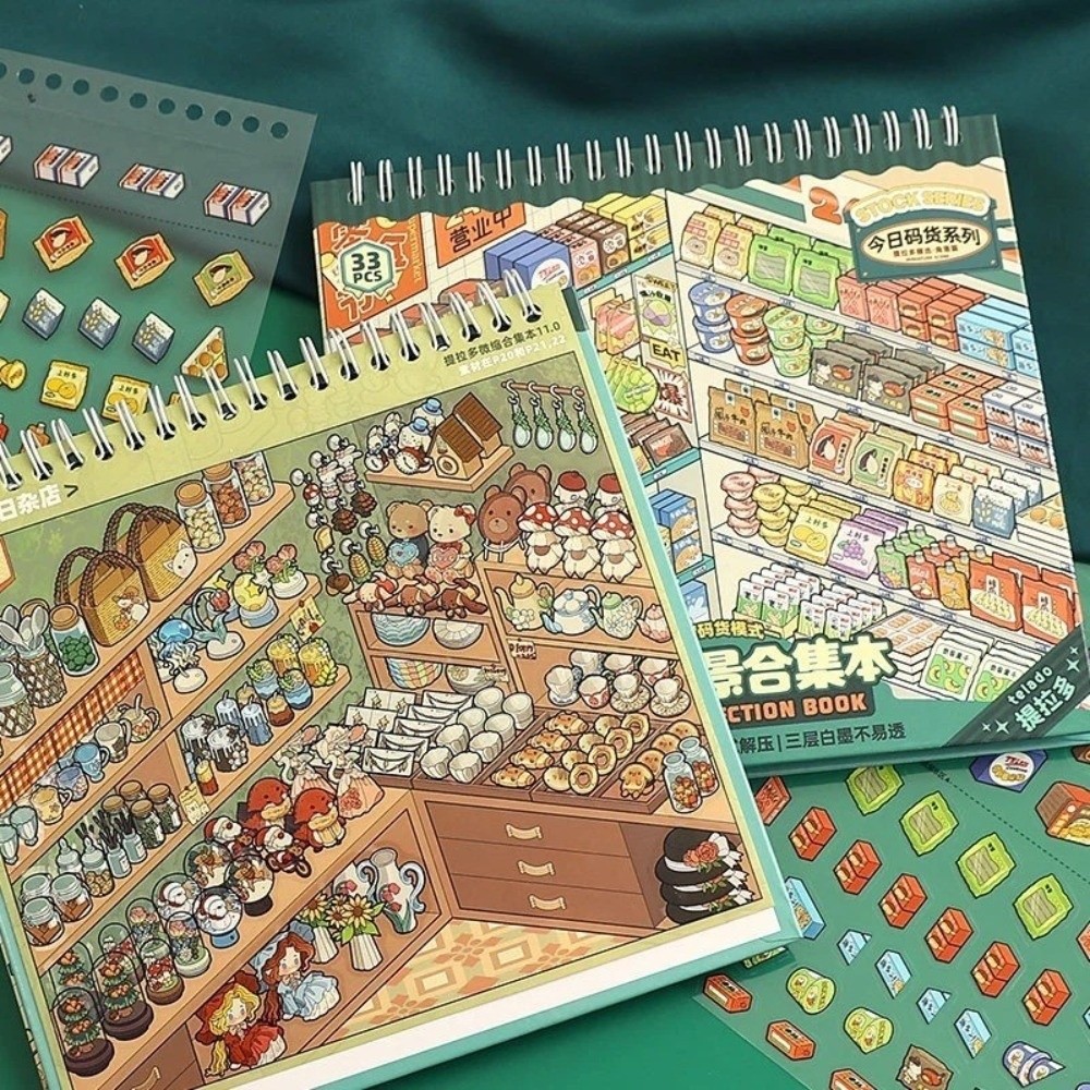 Stiker Miniatur Seri Toko 10 A - Kids Toys 10 Year Old ulasan dan harga