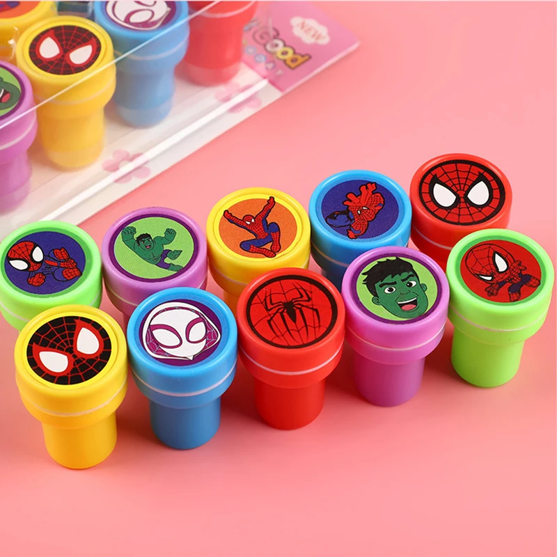 Stempel Mini Superhero Kartun, - Kids Toys Drawing ulasan dan harga