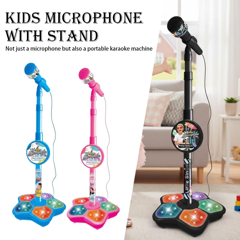 Mikrofon Anak dengan Stand Kar - Kids Microphone Karaoke ulasan dan harga